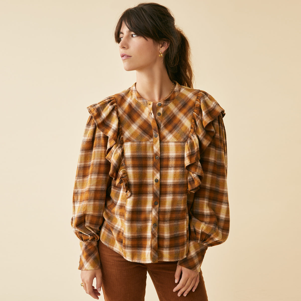 Chemise Umma Curry/Muscade