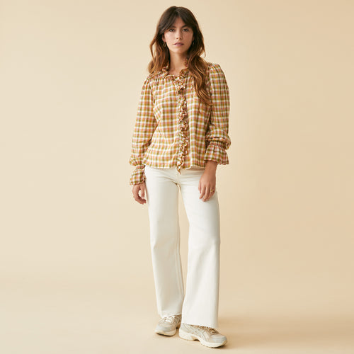 Chemise Yasmina Avocat/Pourpre