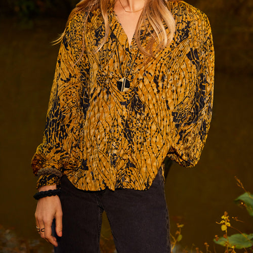 Chemise Lizzie Curry Imprime Succulente