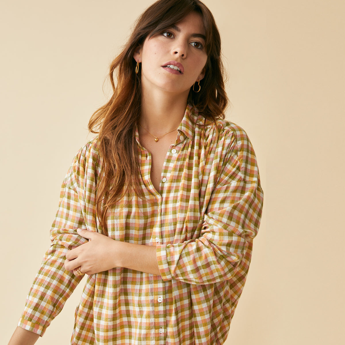 Chemise Nilaya Avocat/Pourpre