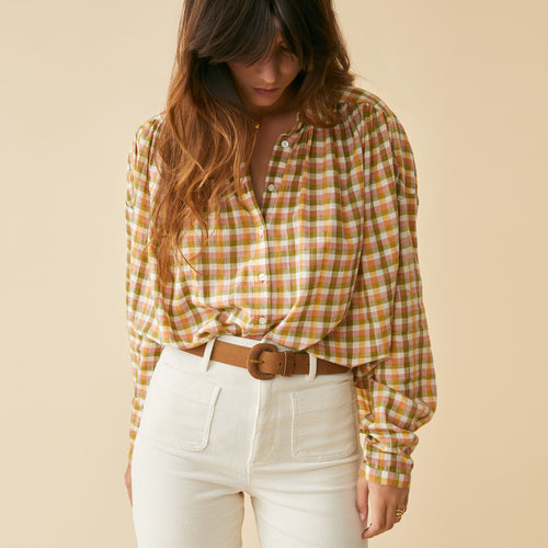 Chemise Nilaya Avocat/Pourpre