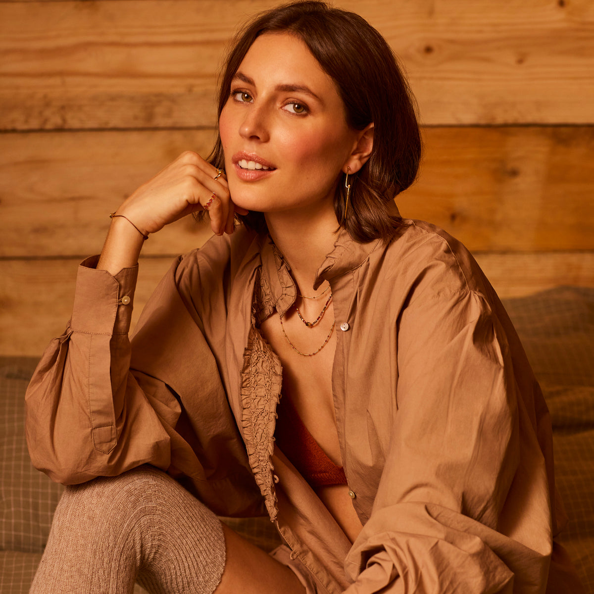 Chemise Ezilda Taupe