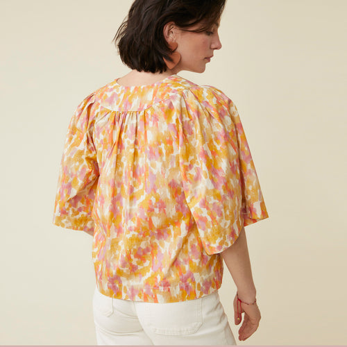 Chemise Nancie Aquarelle Lilas