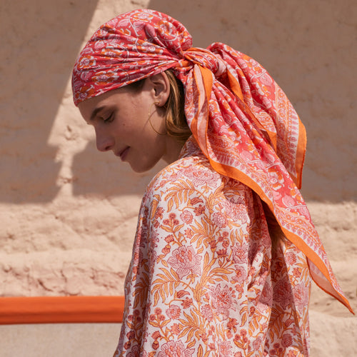 Chemise Nameeta Blockprint Giroflee