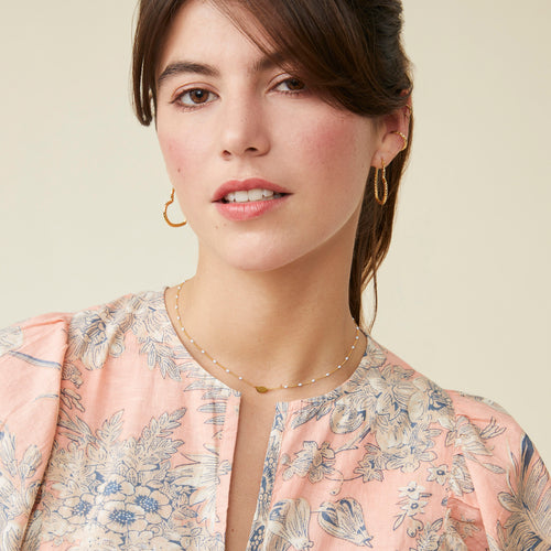 Chemise Neha Blockprint Lipstick