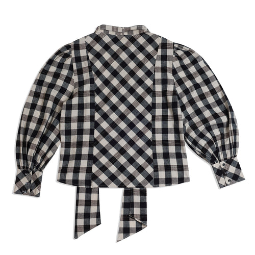 Chemise  Charlotte Carreau Noir/Ebene