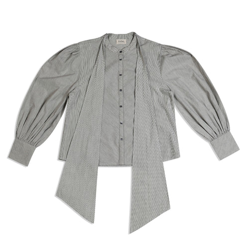 Chemise  Charlotte Pinstripes Noir
