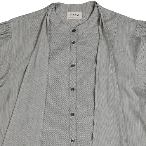 Chemise  Charlotte Pinstripes Noir