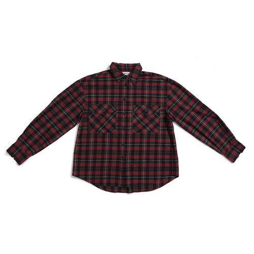 CHEMISE  Jane Tartan Grenat