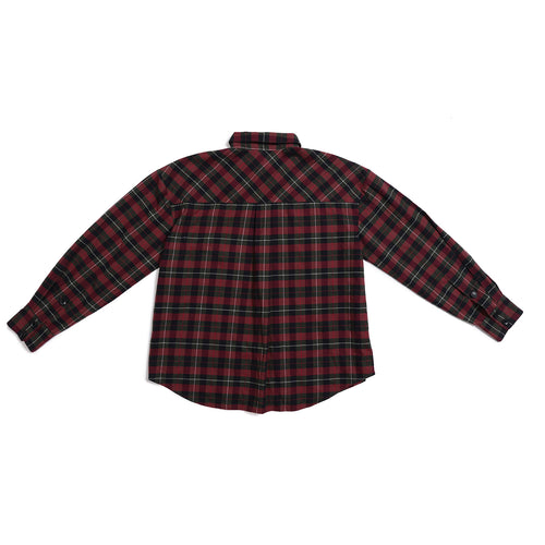 CHEMISE  Jane Tartan Grenat