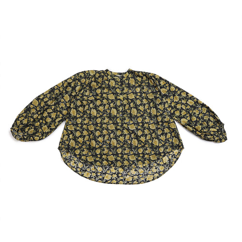 Chemise  Hayde Bagru Noir/Calendula