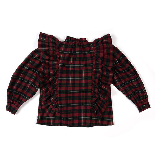 Chemise  Grace Tartan Grenat