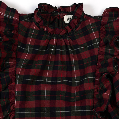 Chemise  Grace Tartan Grenat
