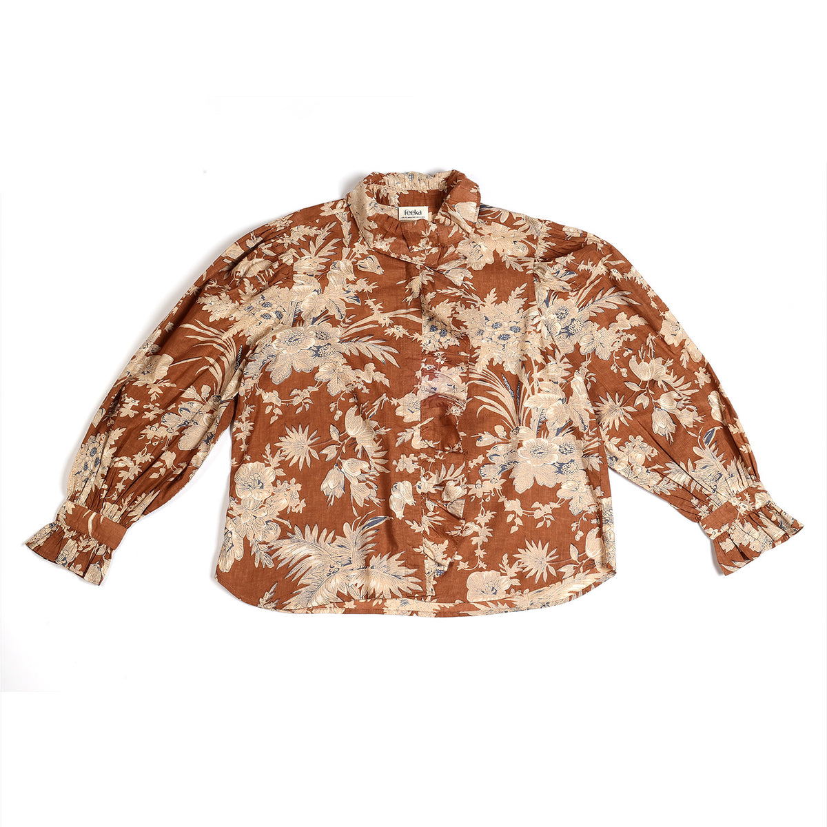 Chemise  Louison Blockprint Vison