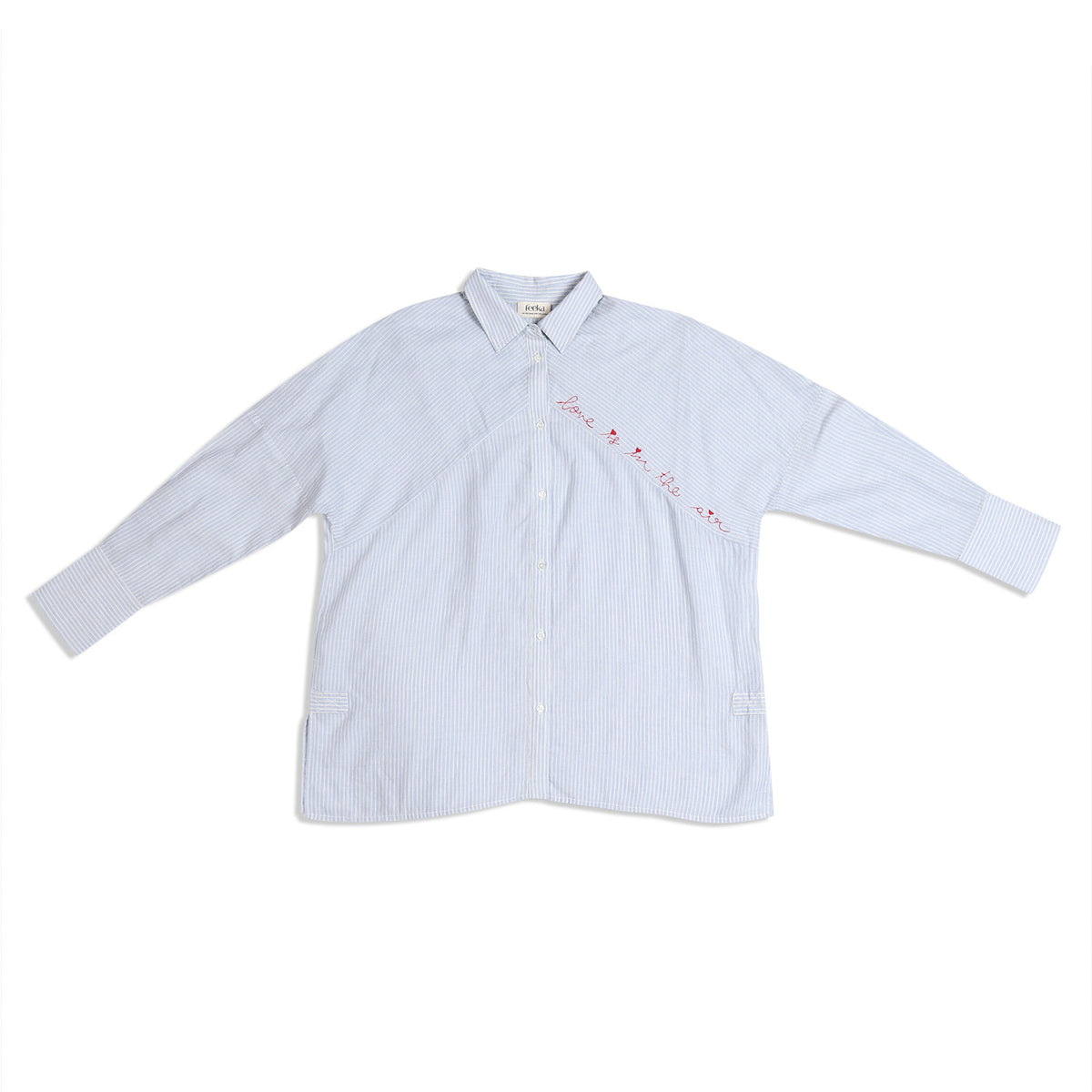 CHEMISE  Rehka Rayures Sky