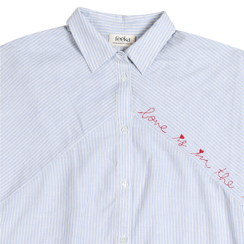 CHEMISE  Rehka Rayures Sky