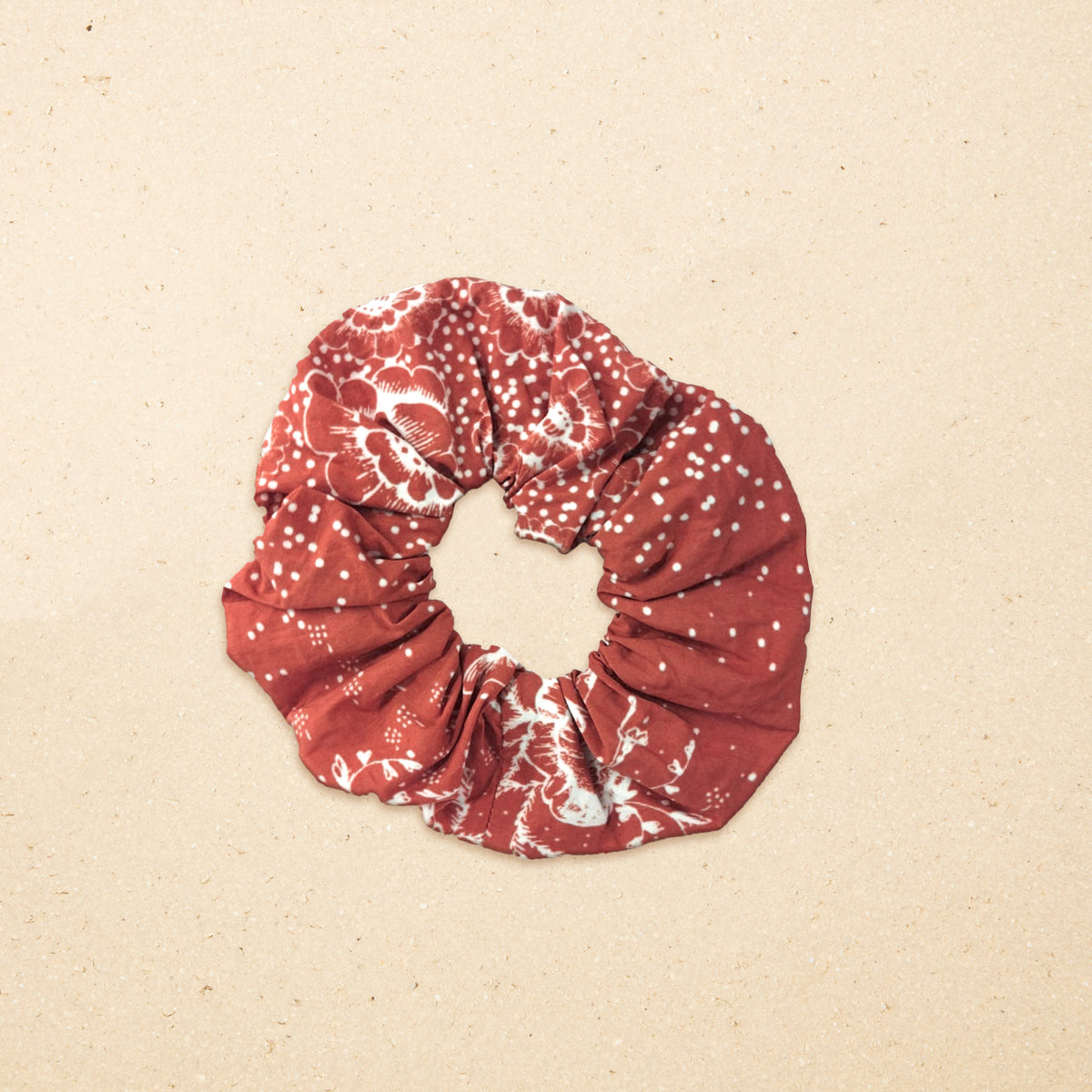 Chouchou Auguste Flower Bandana Pourpre