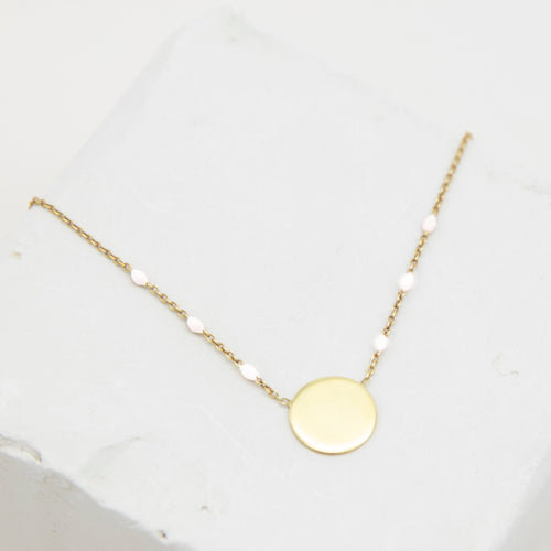 Collier Médaille Or.