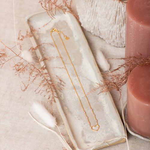 Collier Cœur Poudre