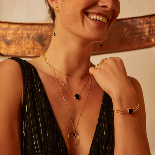 Collier Sophie Onyx Noir