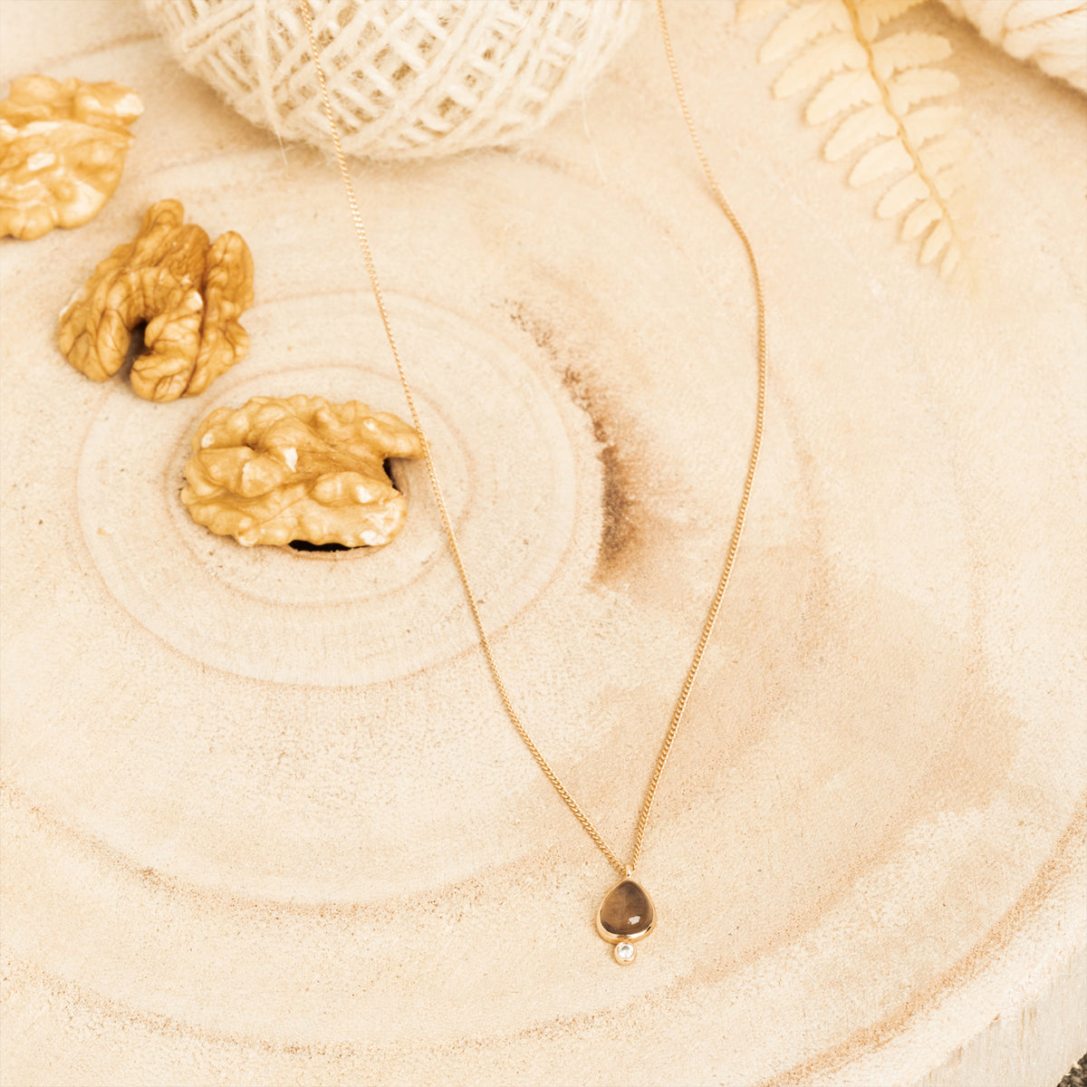Collier Simona Quartz Fume