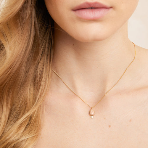 Collier Simona Amazonite Orange