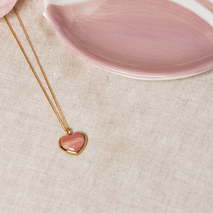 Collier Mathilda Opale Rose