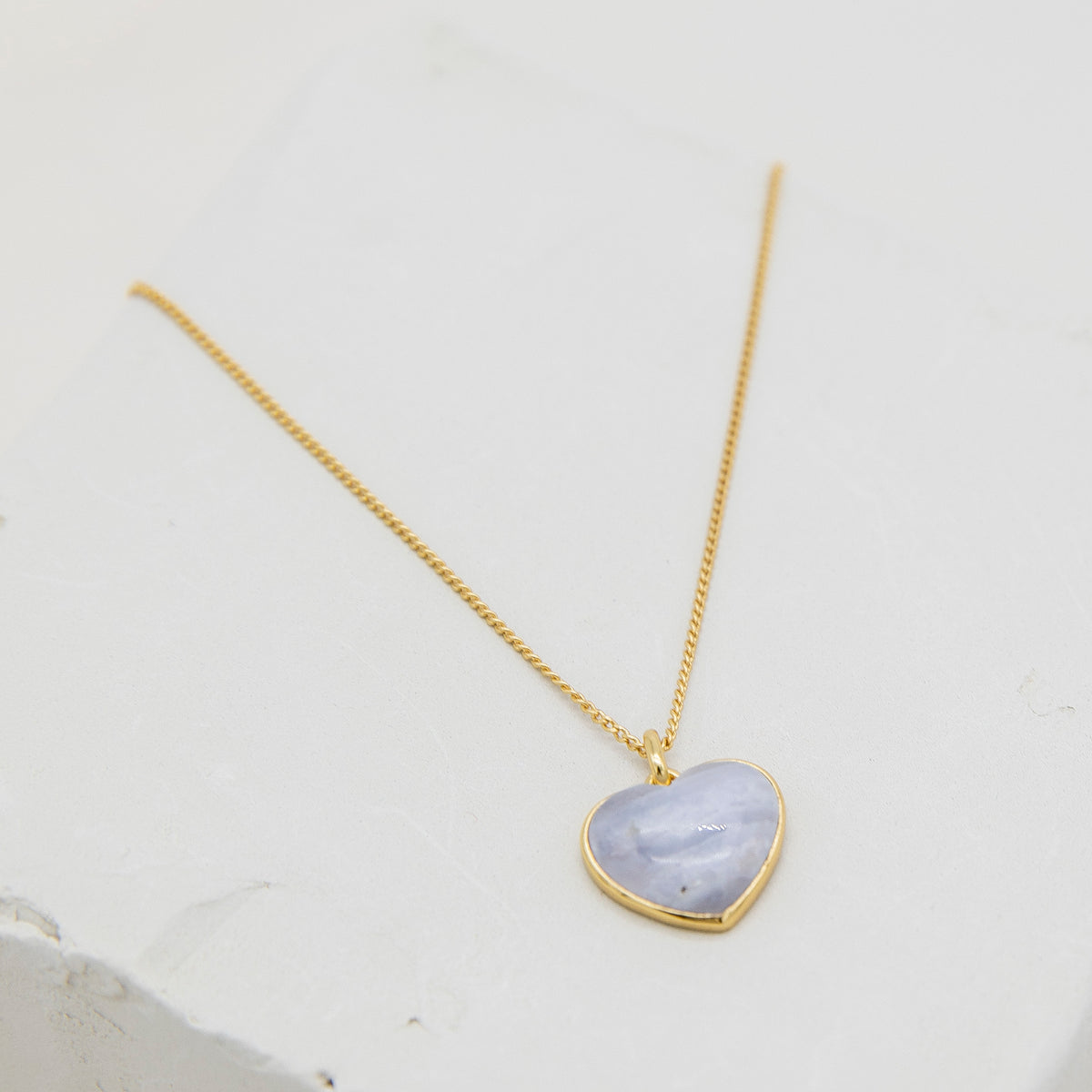Collier Mathilda Petit agate Or.