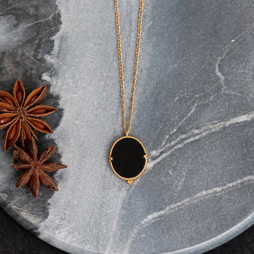 Collier  Audrey Onyx Noir
