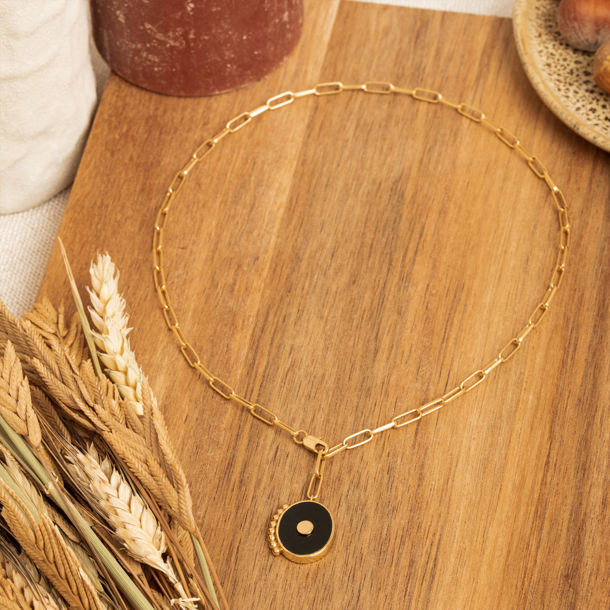 Collier Andy Onyx Noir