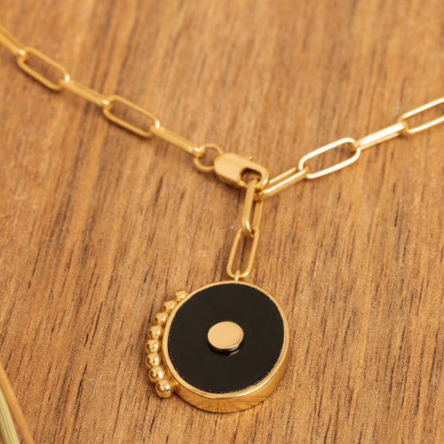 Collier Andy Onyx Noir