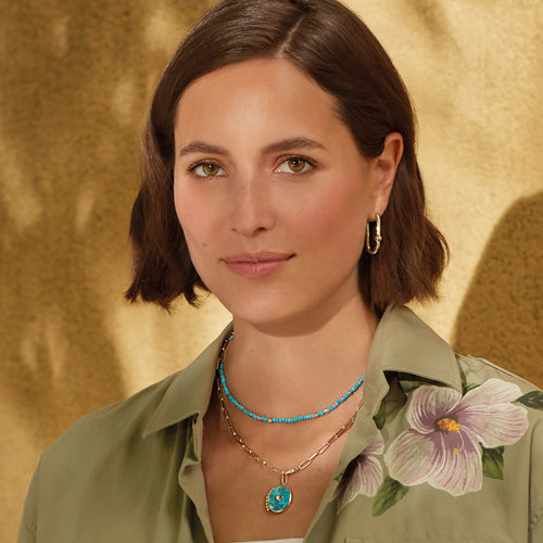 Collier Kali Turquoise.