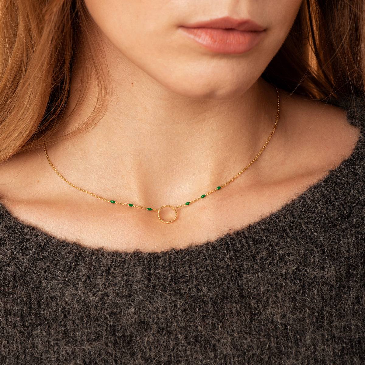 Collier Madelyn Emeraude