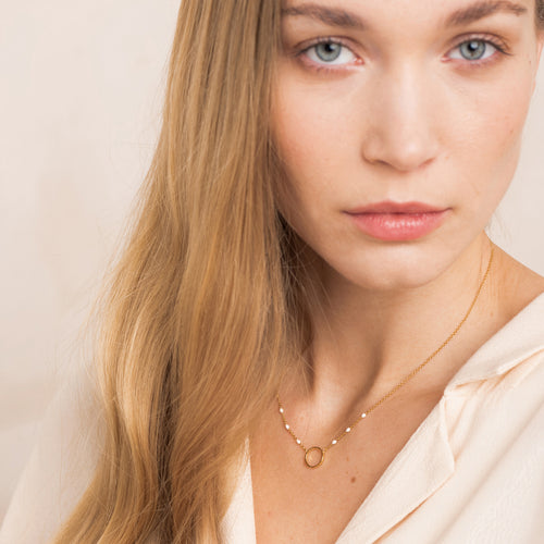 Collier Madelyn Blanc