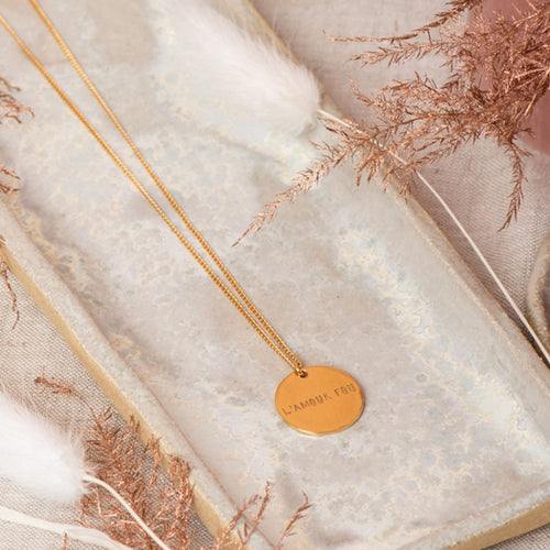 Collier Amourfou Or.