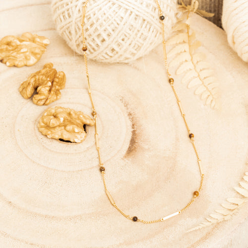 Collier Gaella Oeil Du Tigre