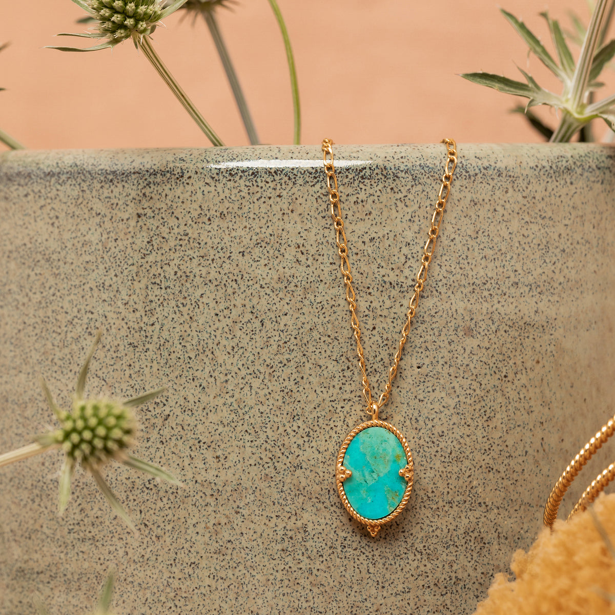 Collier Mini Audrey Turquoise