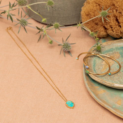 Collier Mini Audrey Turquoise