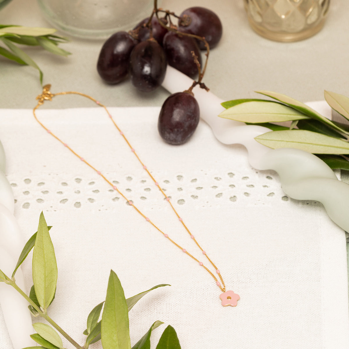 Collier Magnolia Goyave