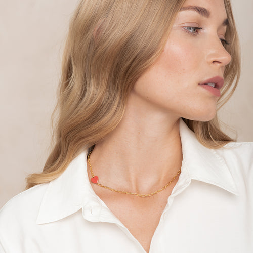 Collier Beryl Corail