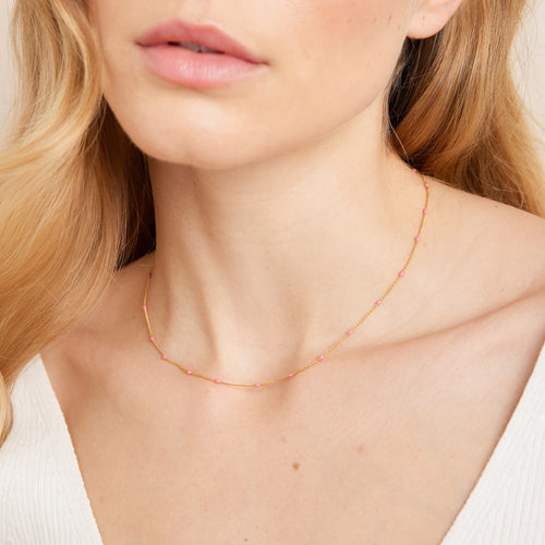 Collier Zoelie Fraise
