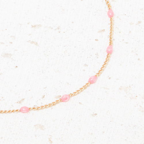 Collier Zoelie Rose Fluo