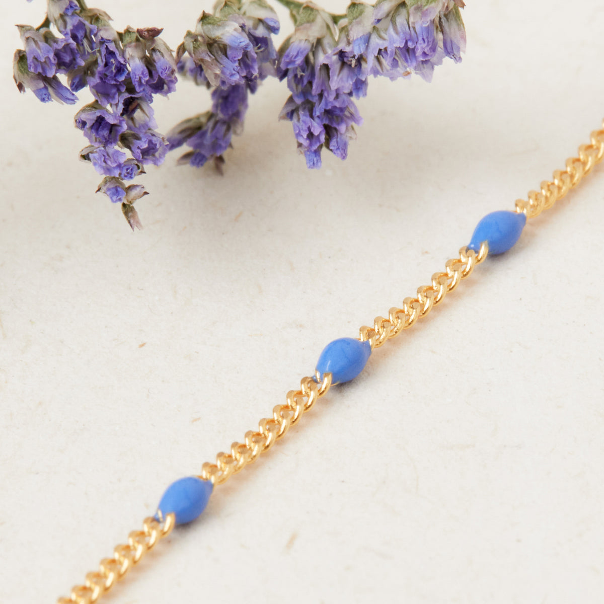 Collier Zoelie Bleu Electrique