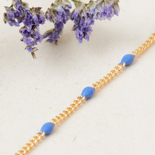 Collier Zoelie Bleu Electrique