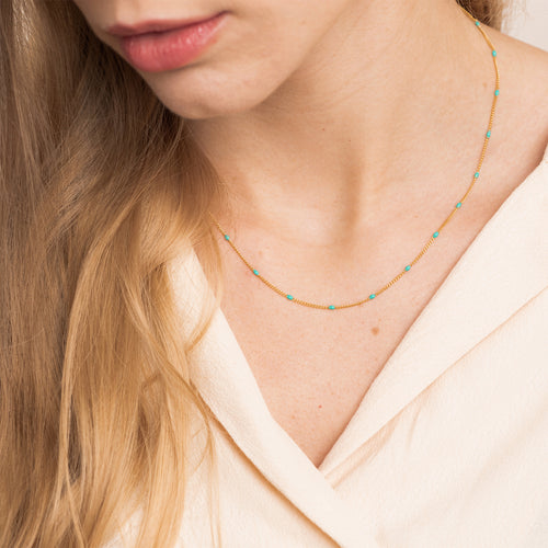 Collier Zoelie Turquoise Aventurine