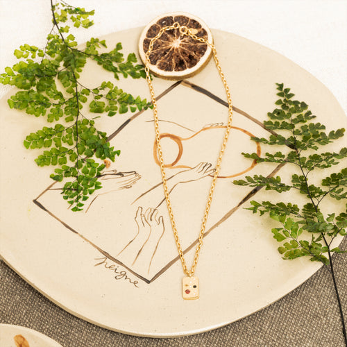 Collier Jany Grenat