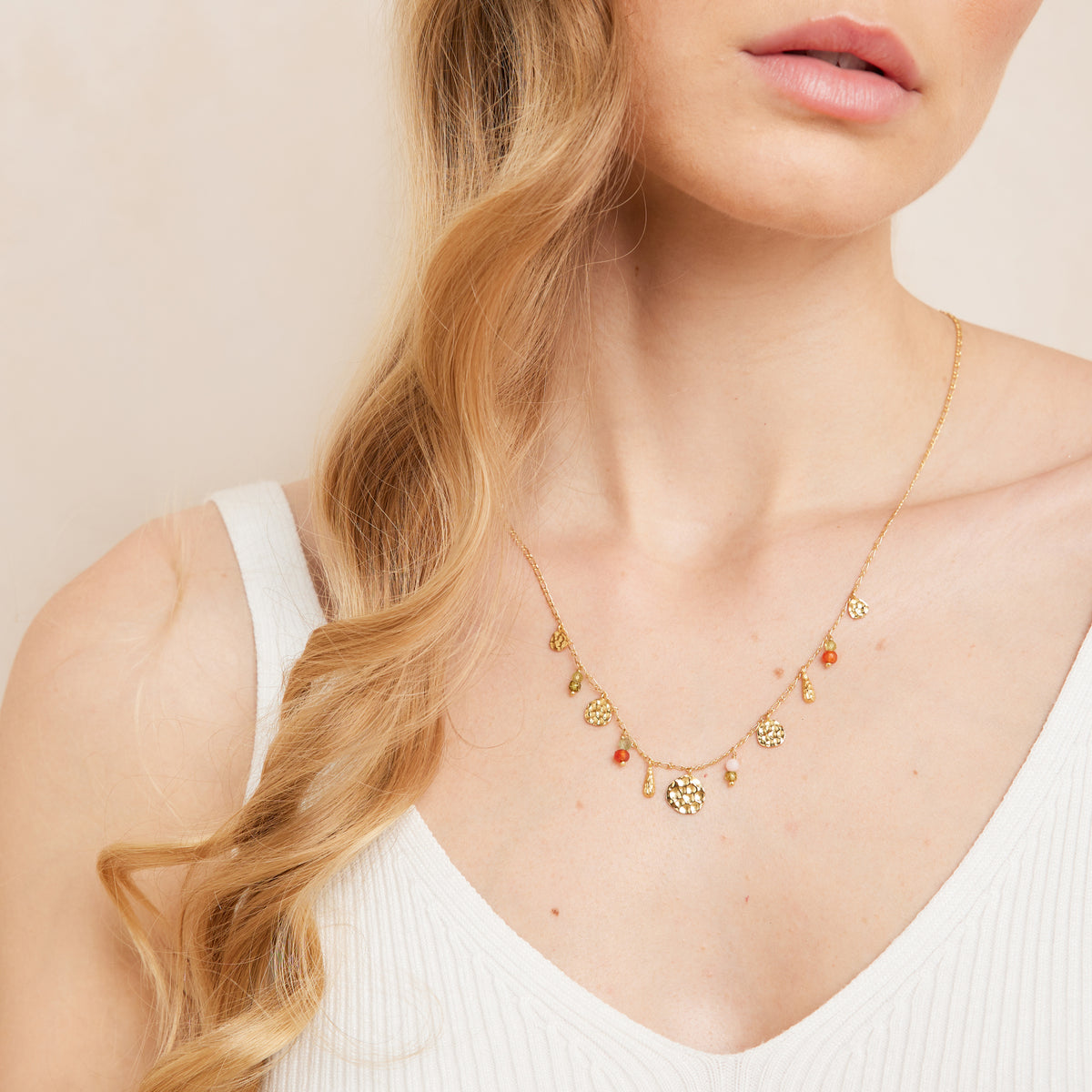 Collier Mayra Apatite Verte