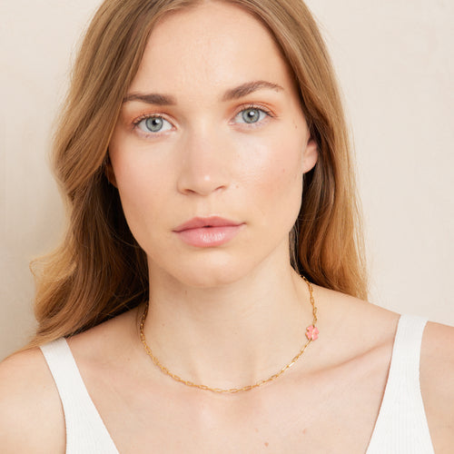 Collier Chanda Fraise