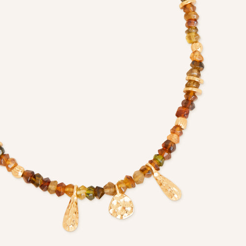 Collier Rahia Tourmaline Kaki