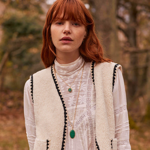 Collier Selie Malachite